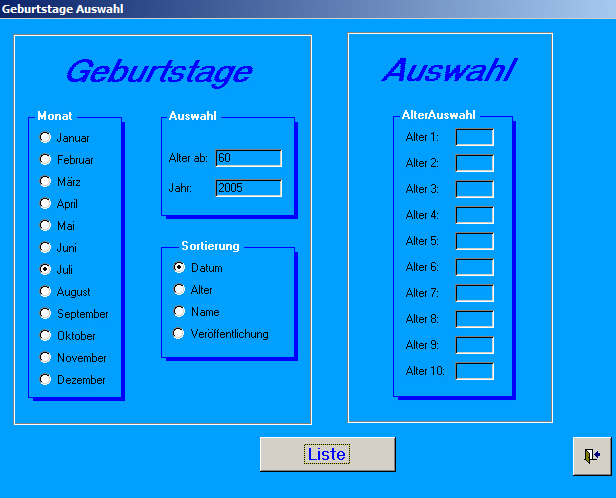 Programmbeispiel: SynDaNet Geburtstage